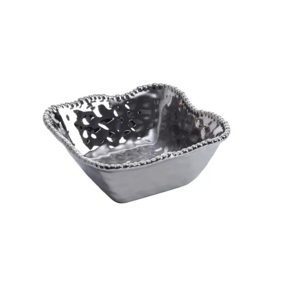 Medium Square Bowl Silver - Image 2