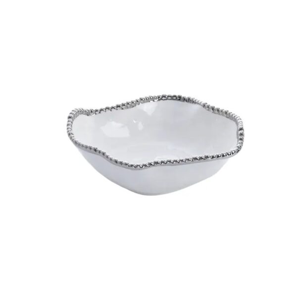 Salad Bowl Silver Edge - Image 2