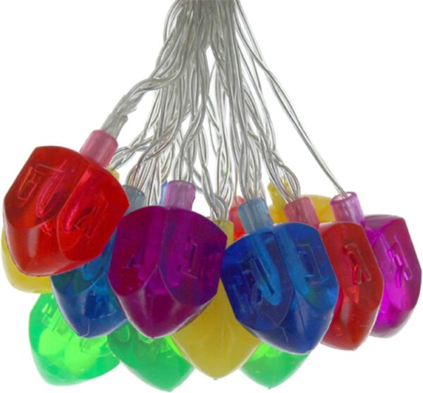 Dreidel String Light Decoration for Chanukah Party - Image 3